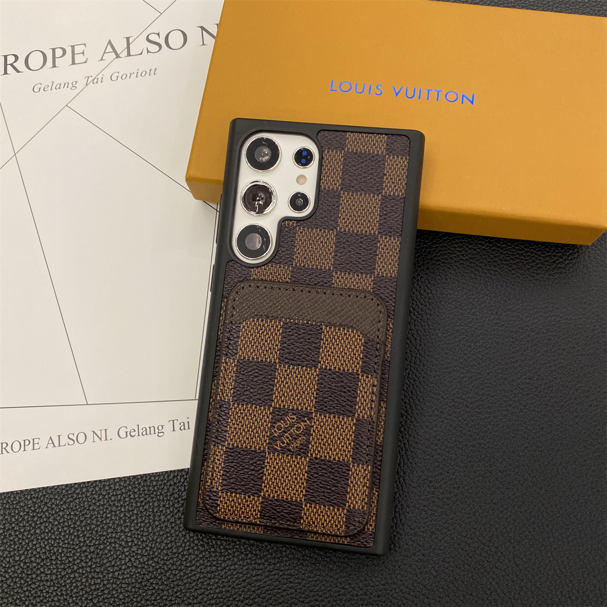 Luxury Leather Samsung Wallet Case