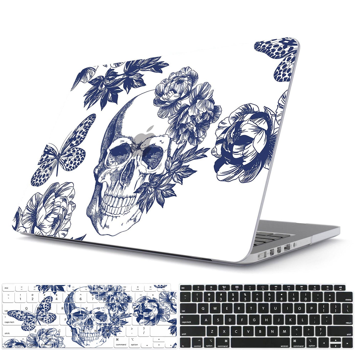 Skeleton in Flower Macbook case-BELKCASE