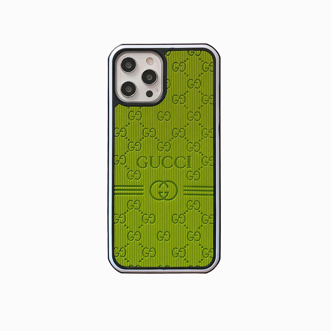 Gucci Luxury Leather iPhone Case