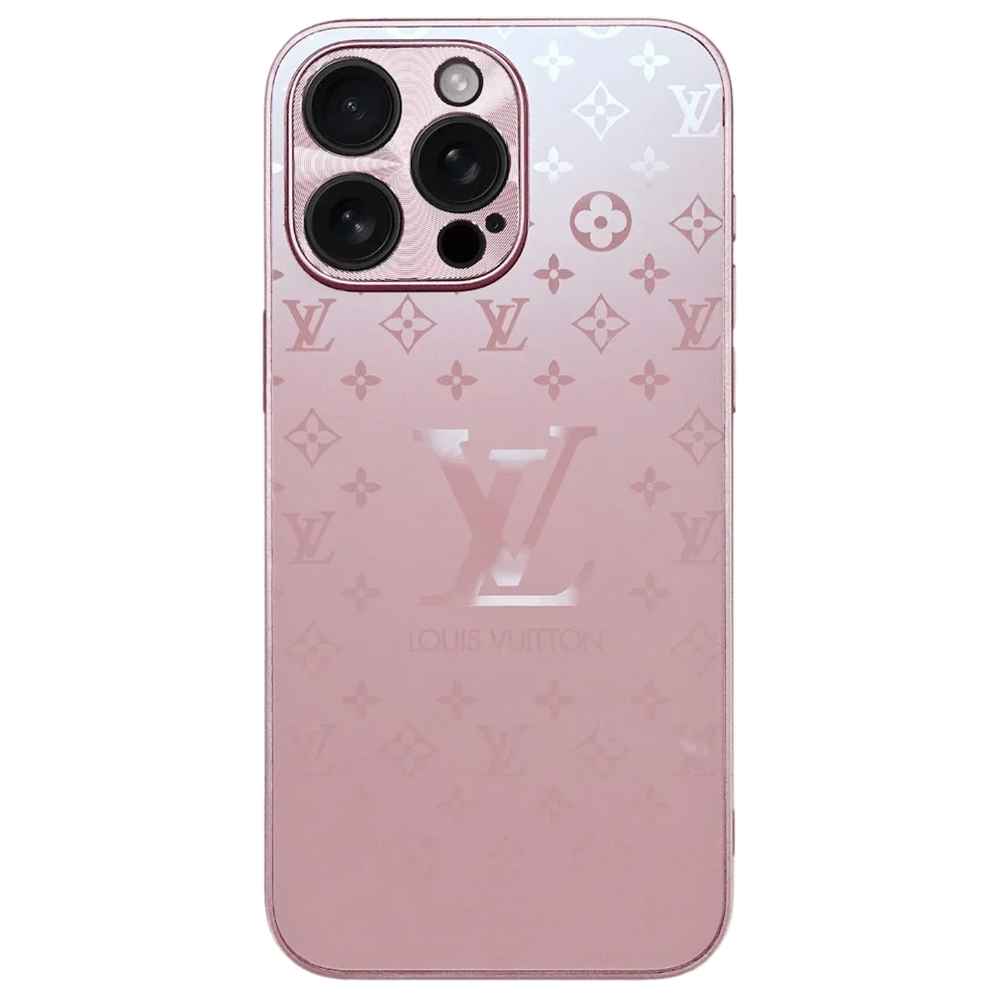 Louis Vuitton iPhone Case Relief Electroplating Laser