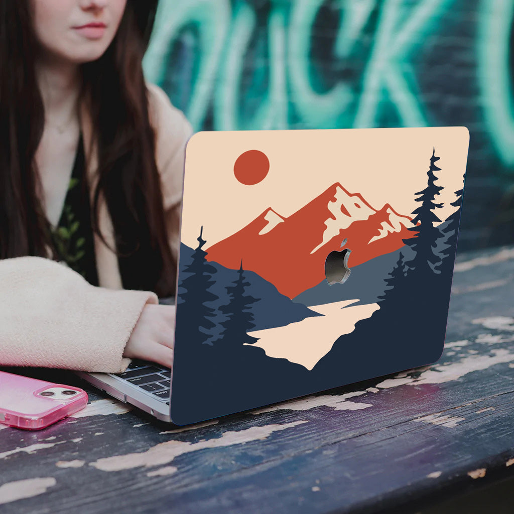 Red Sun Peak Macbook Case-BELKCASE