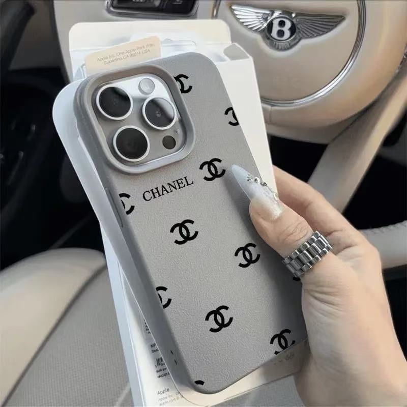 Simple leather iPhone Case