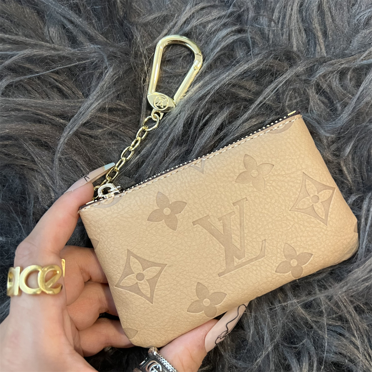 Luxury Leather Zipper Coin Purse