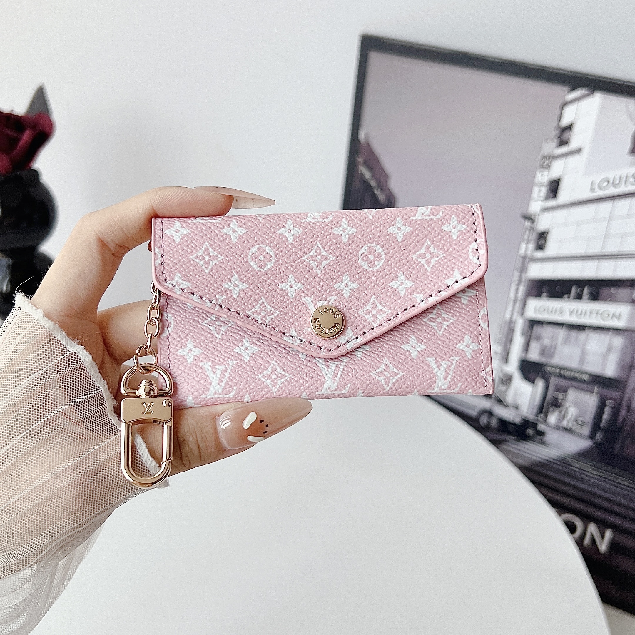 Louis Vuitton Luxury Leather Coin Purse