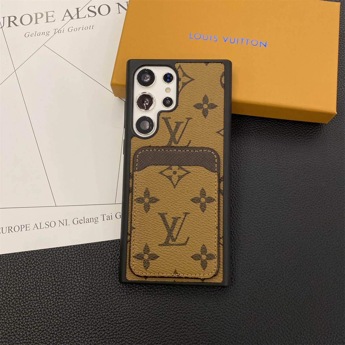 Luxury Leather Samsung Wallet Case