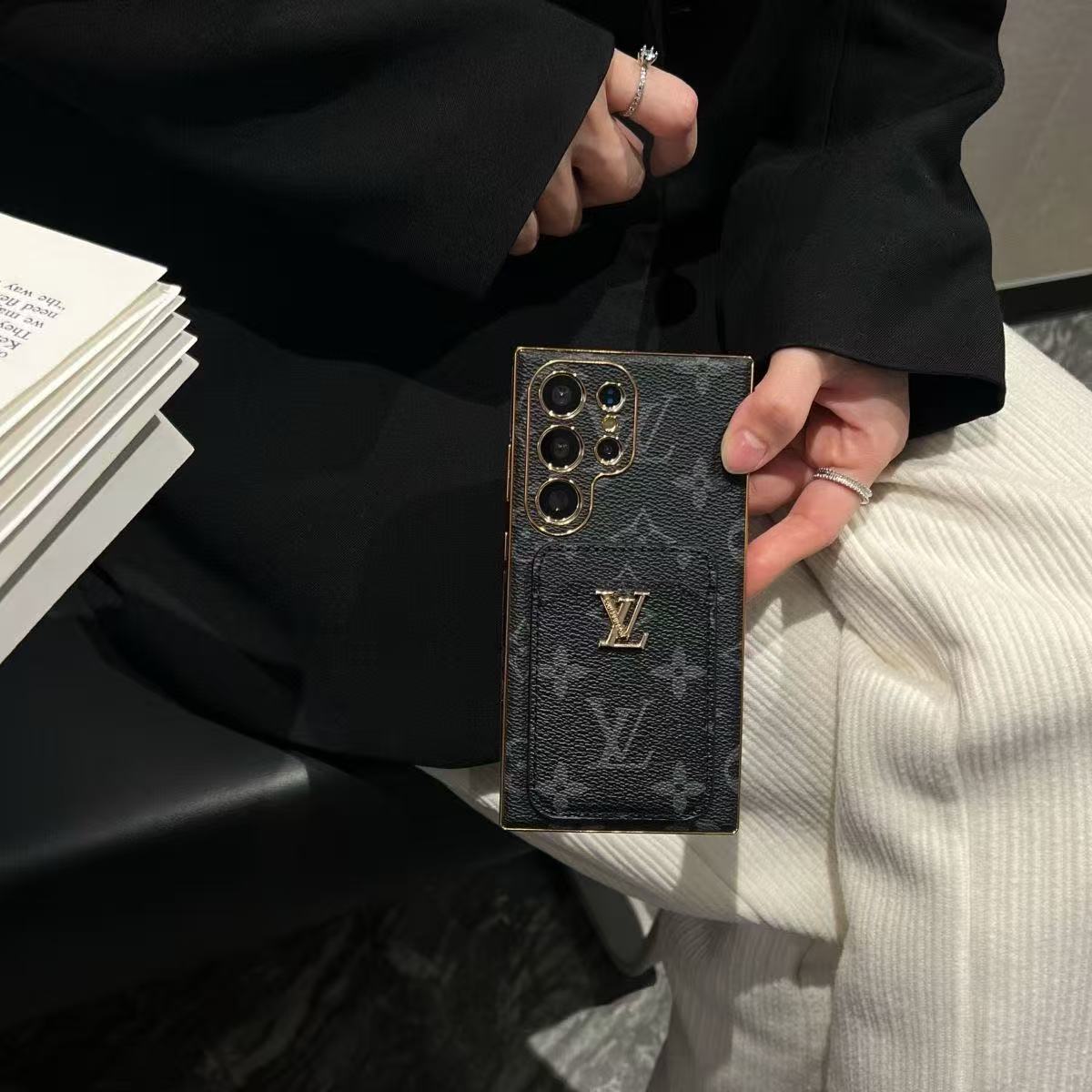 Louis Vuitton,Gucci Luxury Leather Samsung Wallet Case