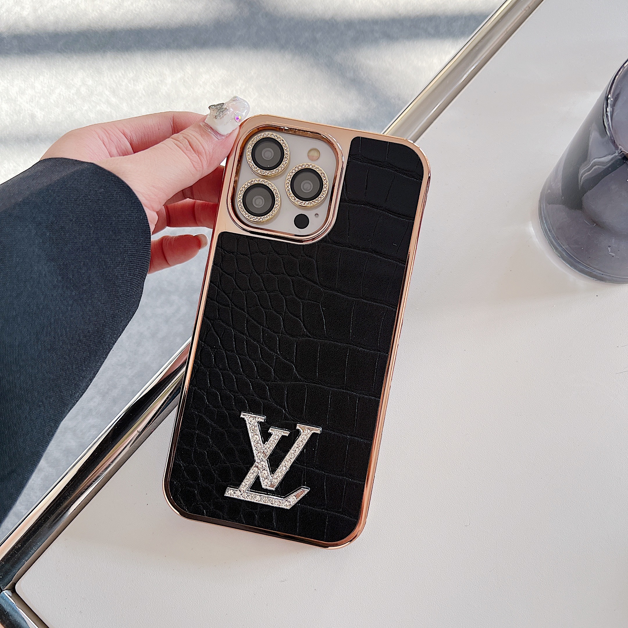 Louis Vuitton Crocodile Leather iPhone Case