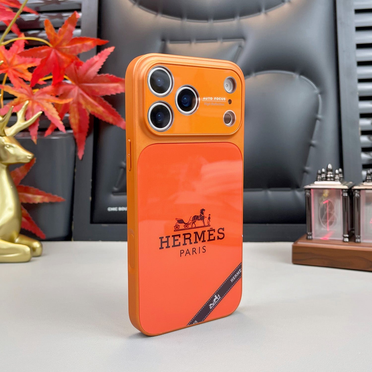 [Copy]Coach Leather iPhone Case With wrist strap support