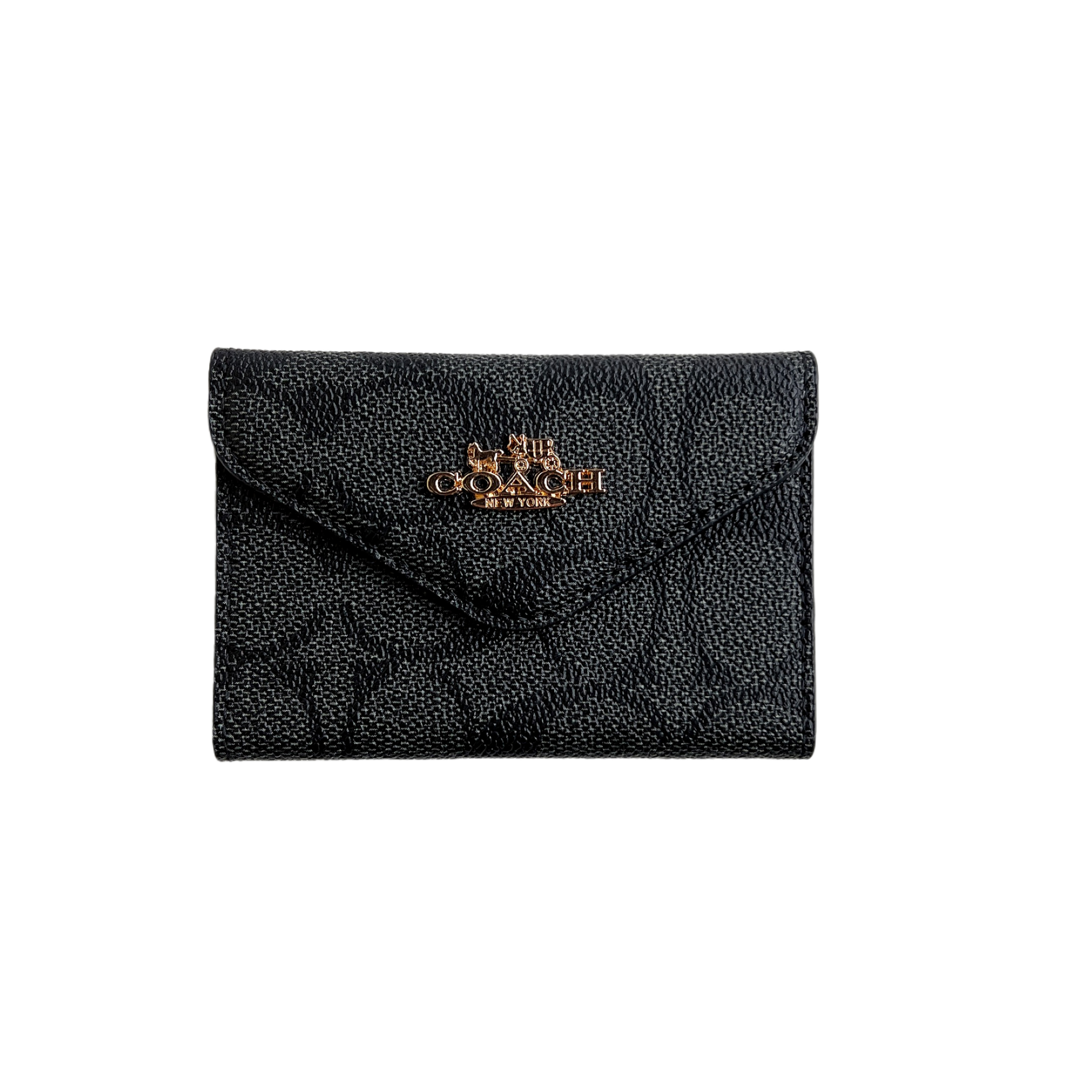 Classic Luxury Leather Wallet Card Holder & Coin Purse With Snap Closure