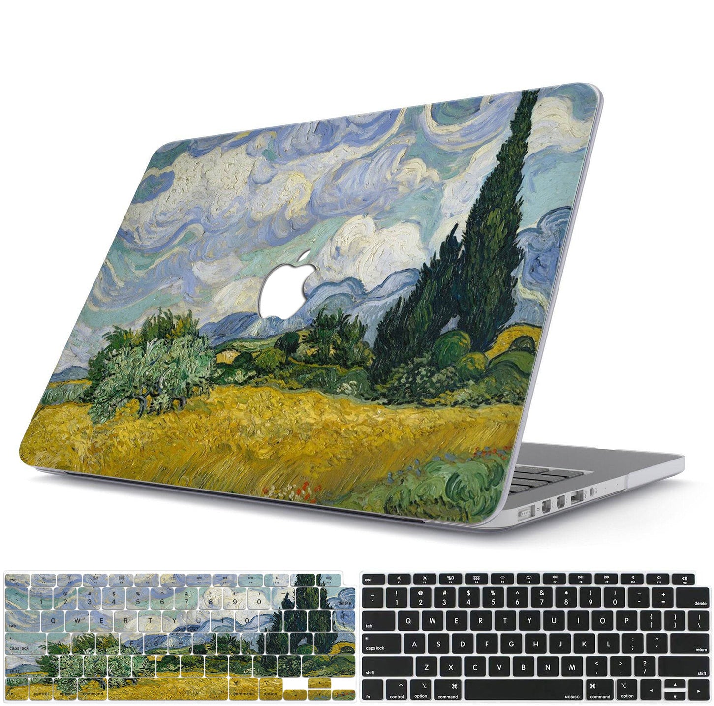 Van Gogh ''Wheat Field and Cypress'' Macbook Case-BELKCASE
