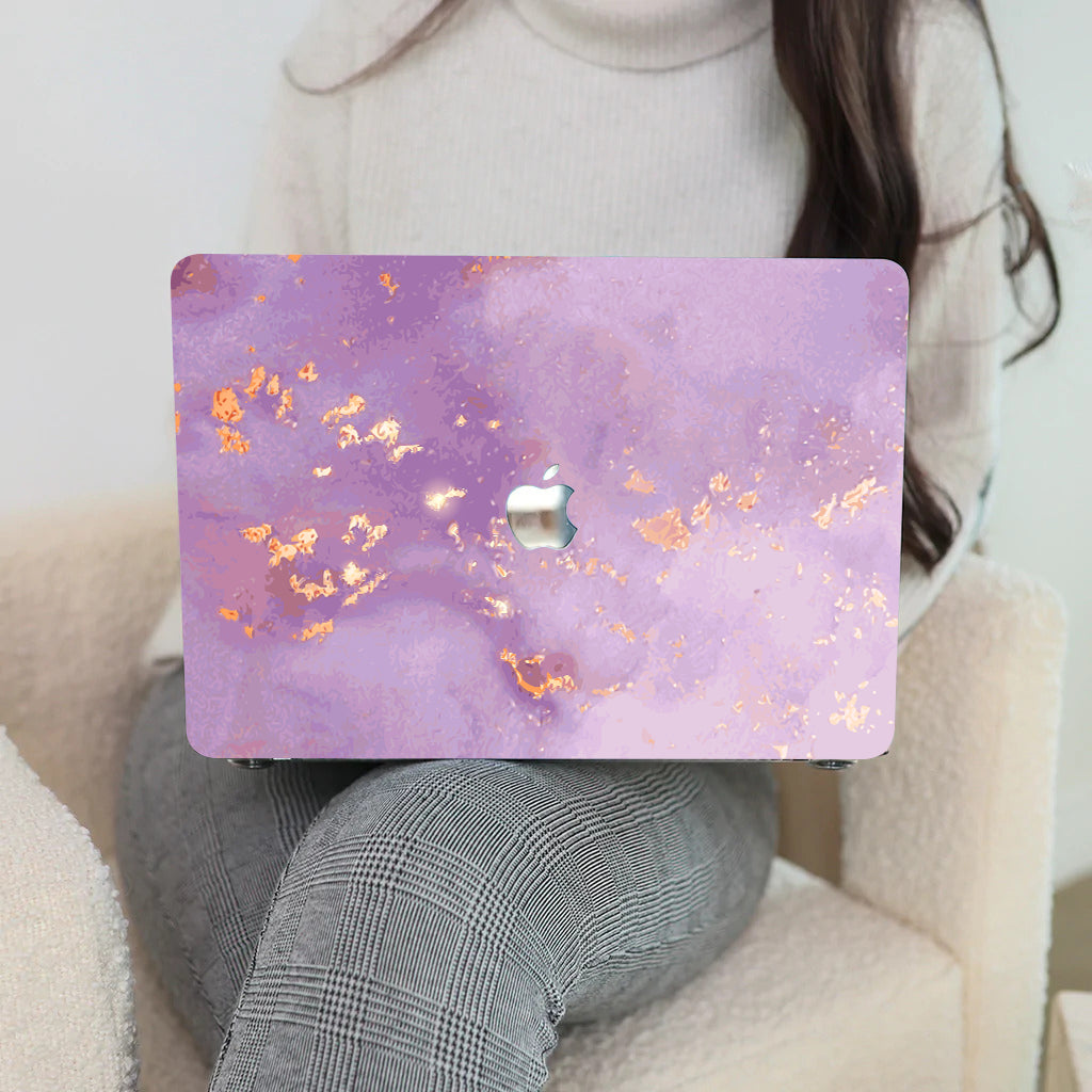 Purple emotion Macbook Case