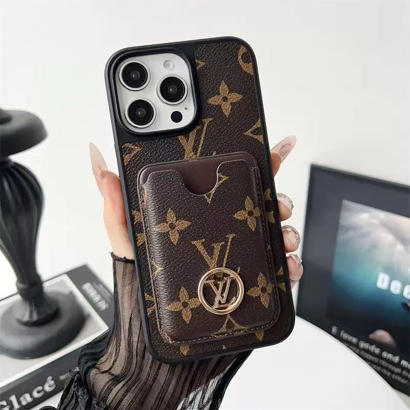 Louis Vuitton iPhone Wallet Case With Card Holder Monogram Vintage Leather