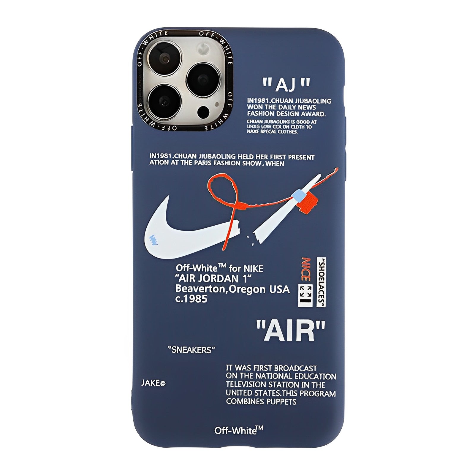 A-j ×N-K Tag iPhone Case
