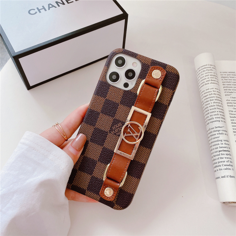 Louis Vuitton Leather Monogram iPhone Case With Holder