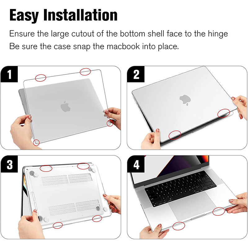 Frosted Transparent Macbook case customizable-BELKCASE