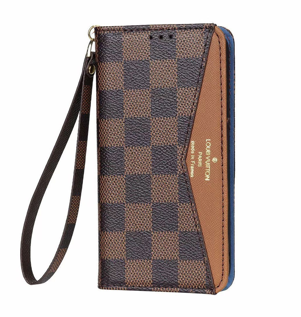 Louis Vuitton Gucci Leather iPhone Wallet Case