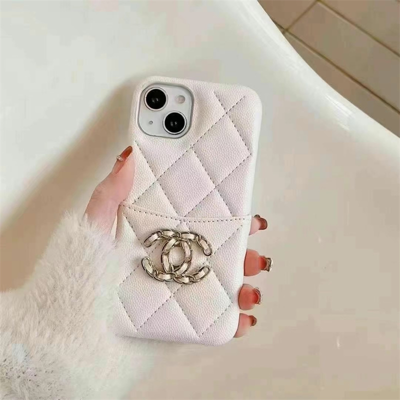 Chanel Leather luxury iPhone Wallet Case