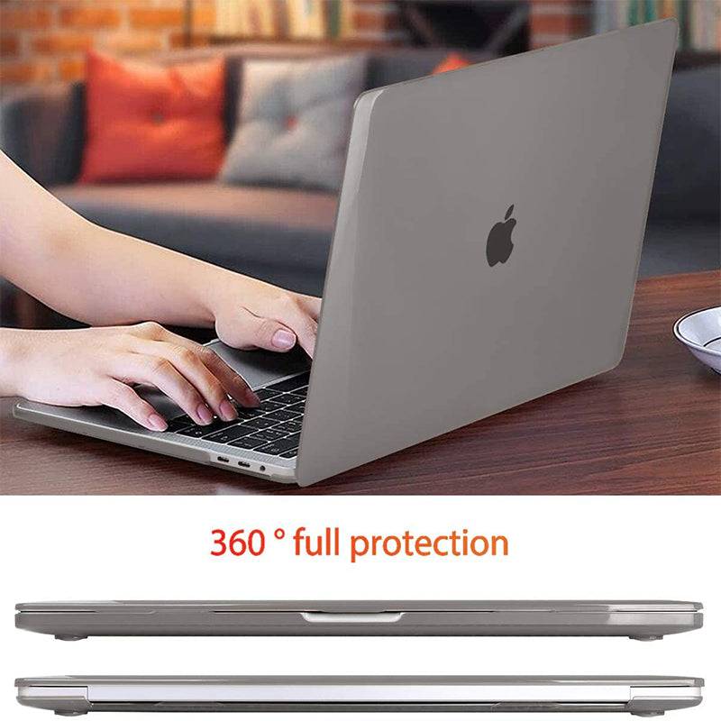 Transparent grey Macbook case customizable-BELKCASE