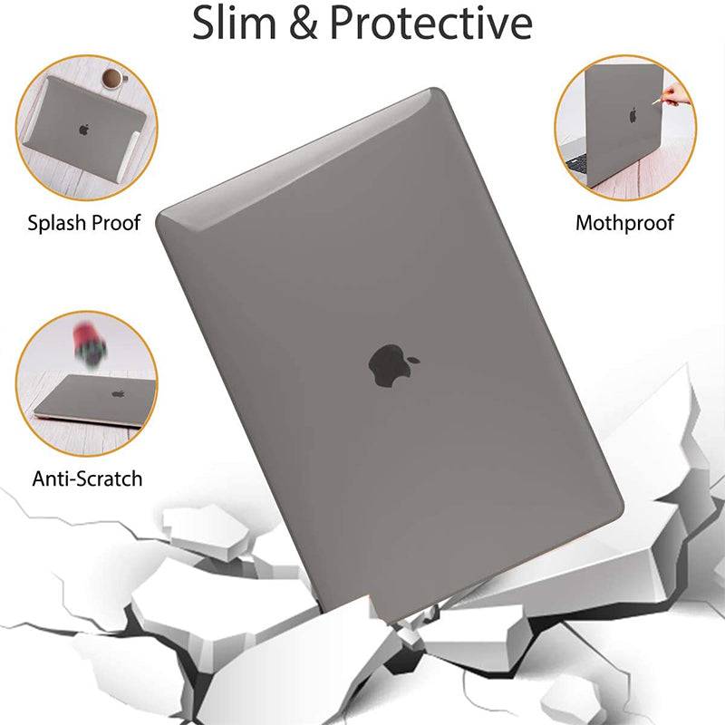 Transparent grey Macbook case customizable-BELKCASE
