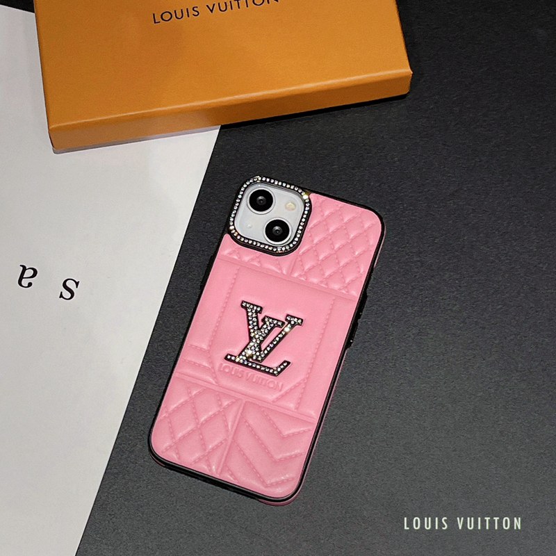Diamond Elegance Vintage Leather V iPhone Case