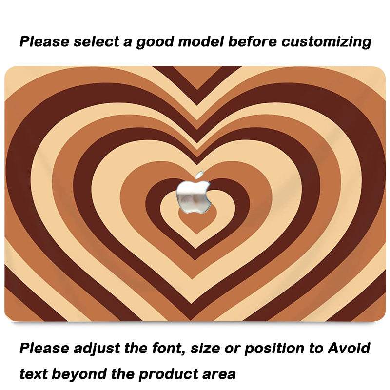 Brown Romance Macbook Case-BELKCASE