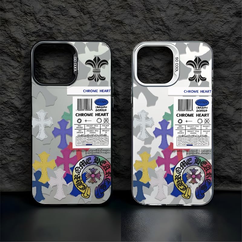 Chrome Hearts iPhone Case Electroplating lase