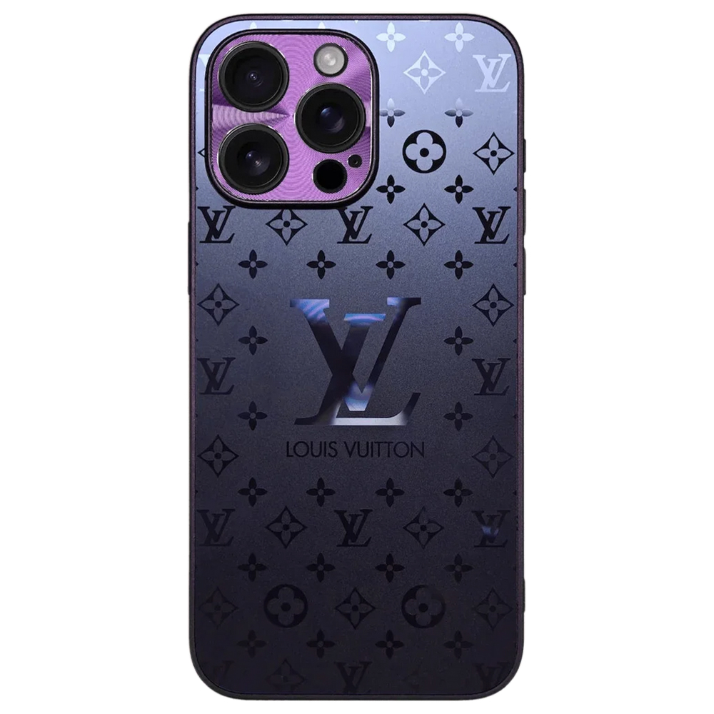 Louis Vuitton iPhone Case Relief Electroplating Laser