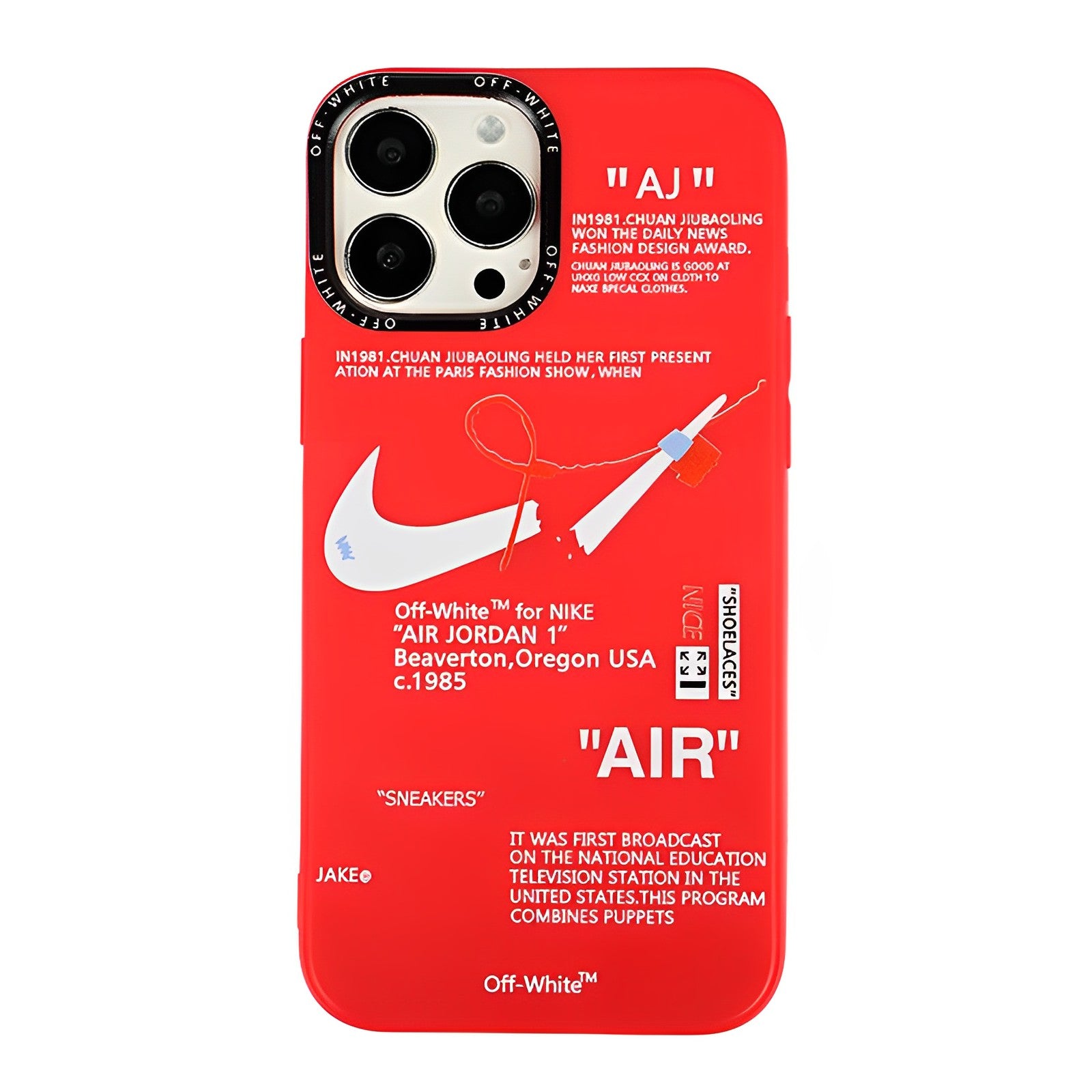 A-j ×N-K Tag iPhone Case