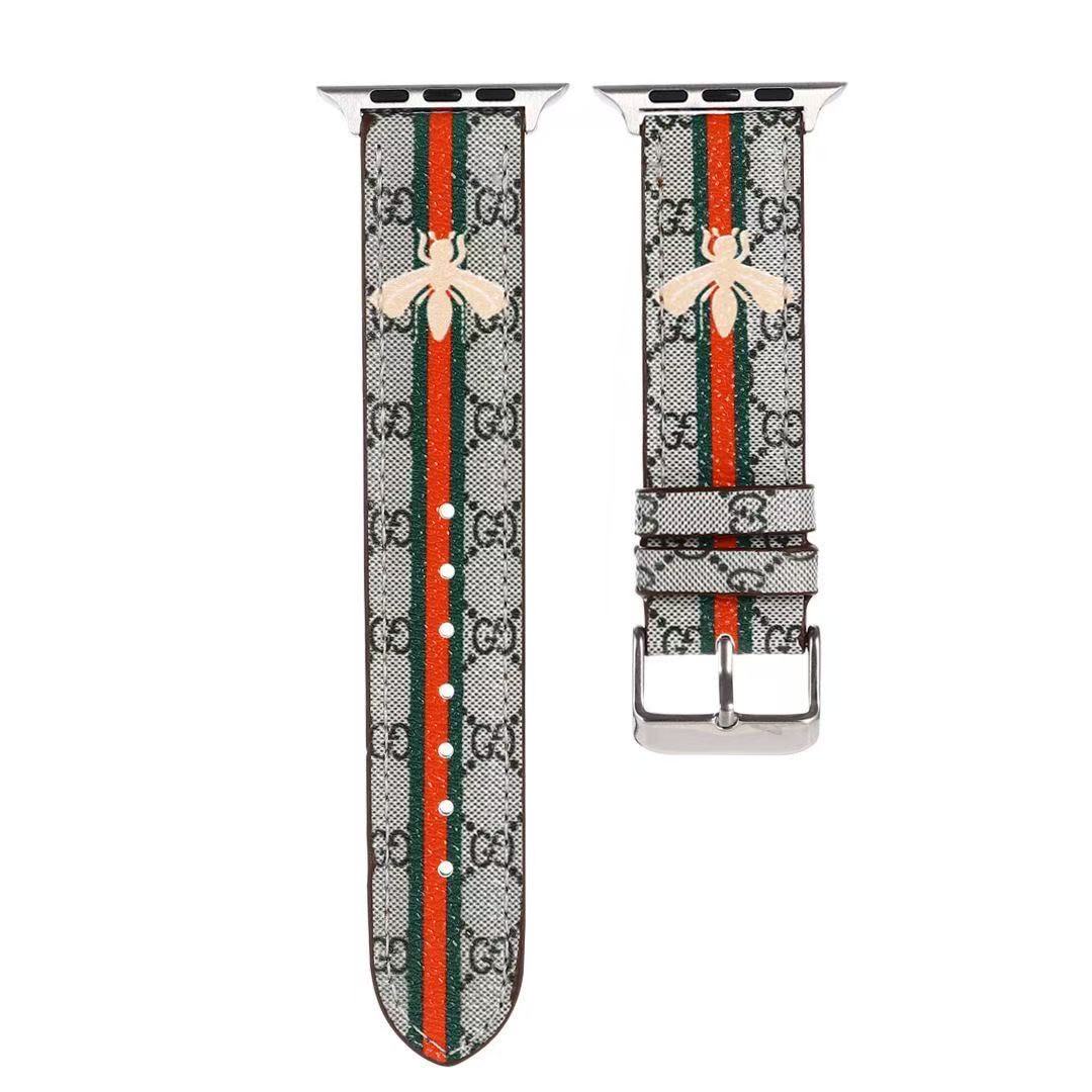 Luxury leather GG Apple Watch Bands
