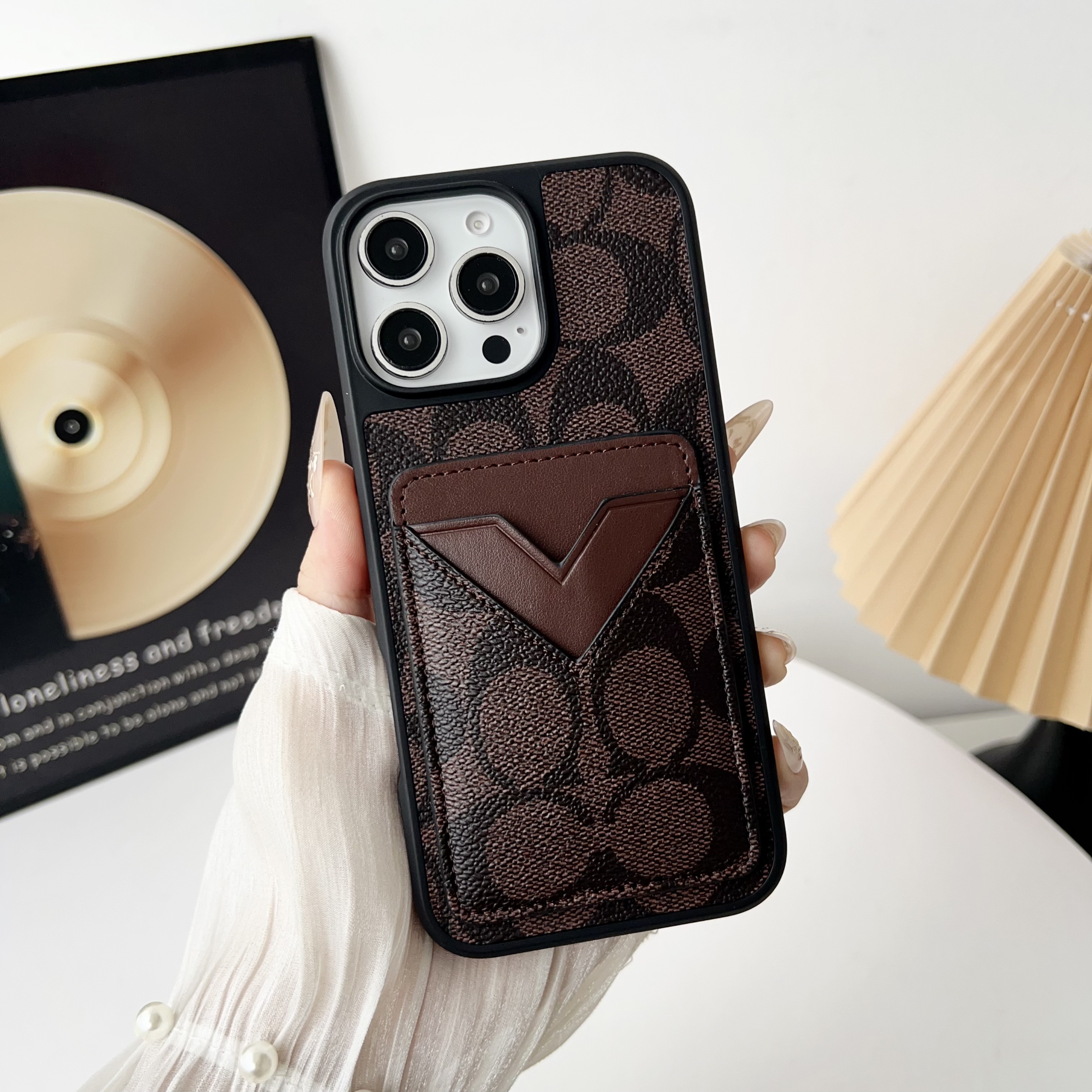 Coach Leather iPhone Wallet Case