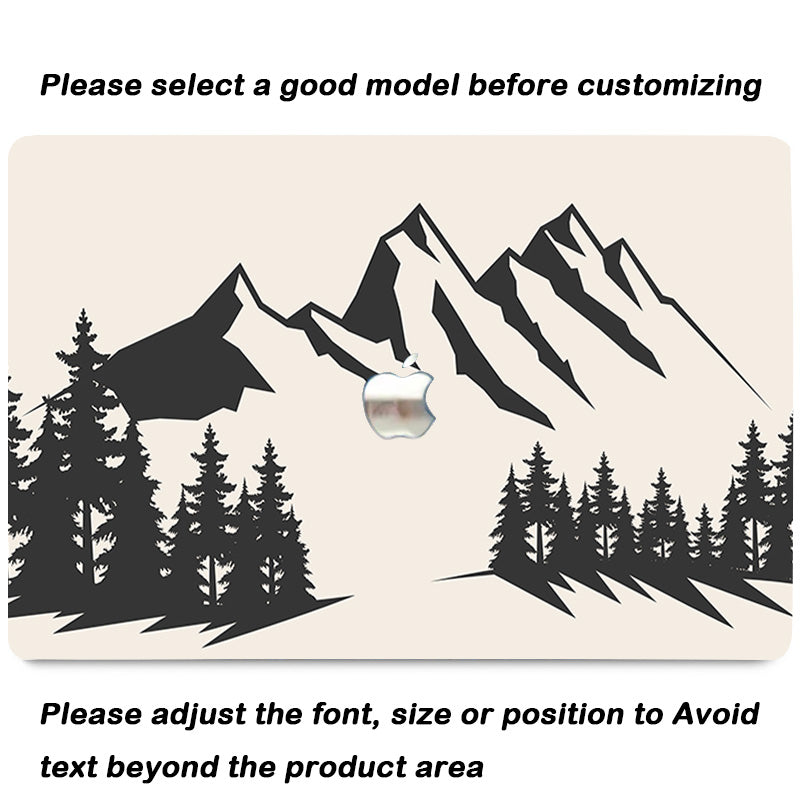 Vector Mountain Macbook Case-BELKCASE