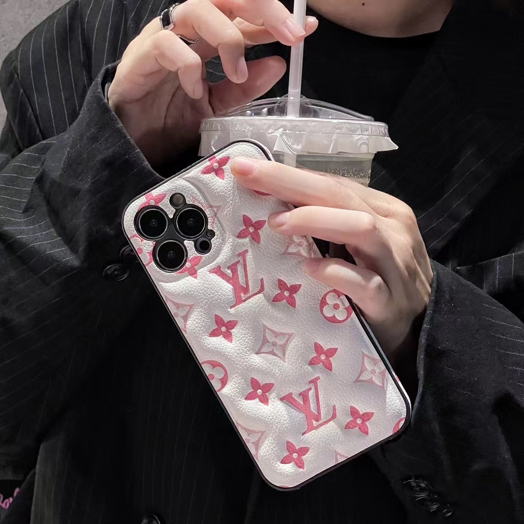 Louis Vuitton Leather Air Cushion iPhone Case