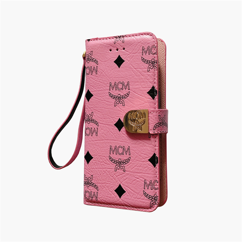 MCM Worldwide Leather iPhone Wallet Case