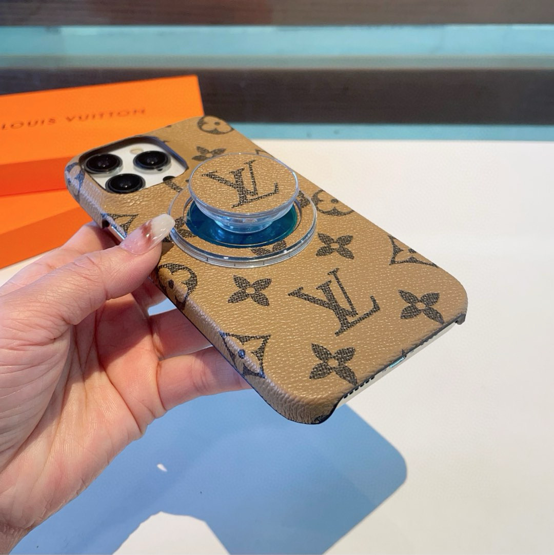 Louis Vuitton Monogram iPhone Cases Magnetic With Holder