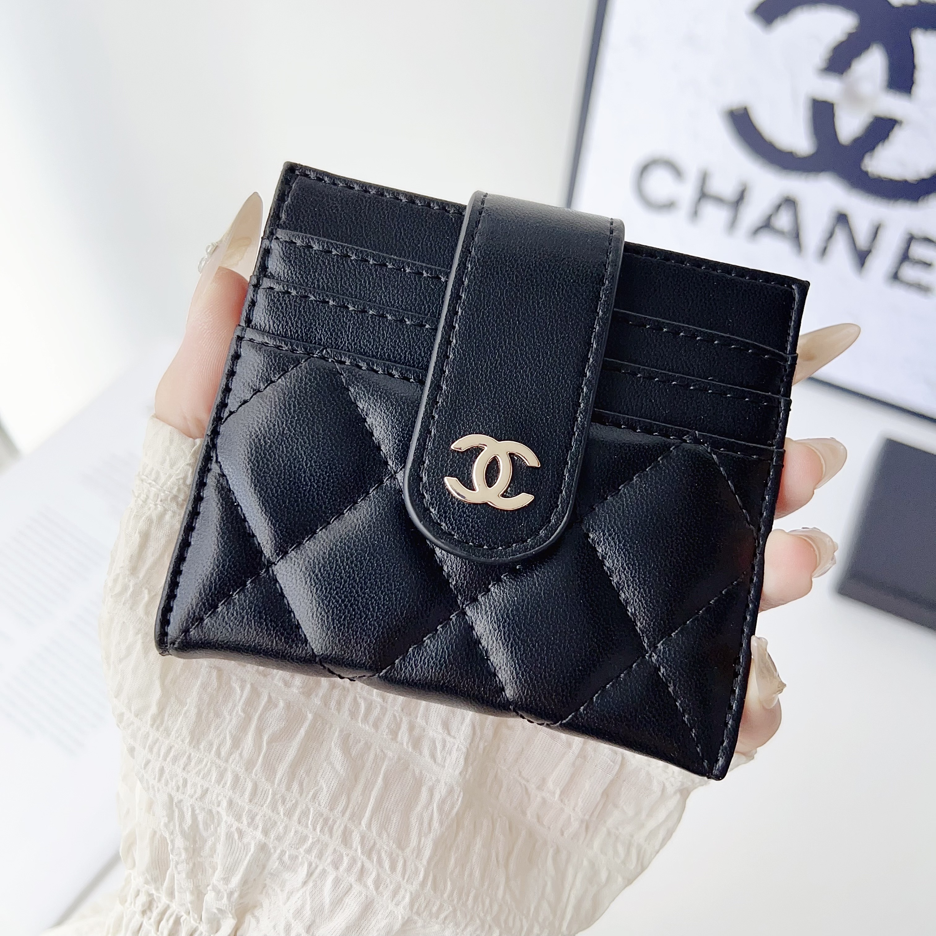 Chanel Classic Luxury Leather Slender Wallet