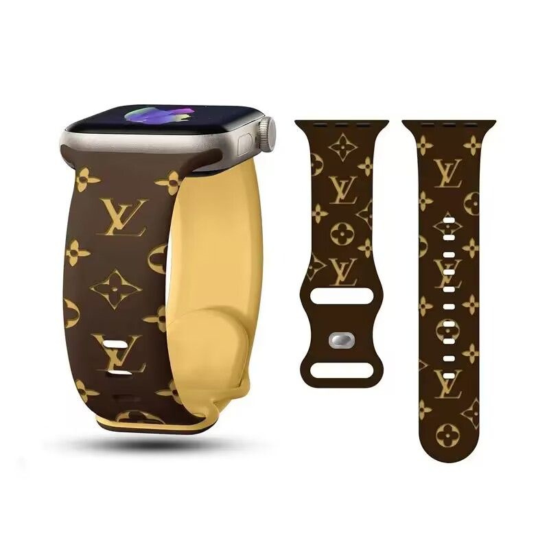 Louis Vuitton Liquid Silicone Apple Watch Band