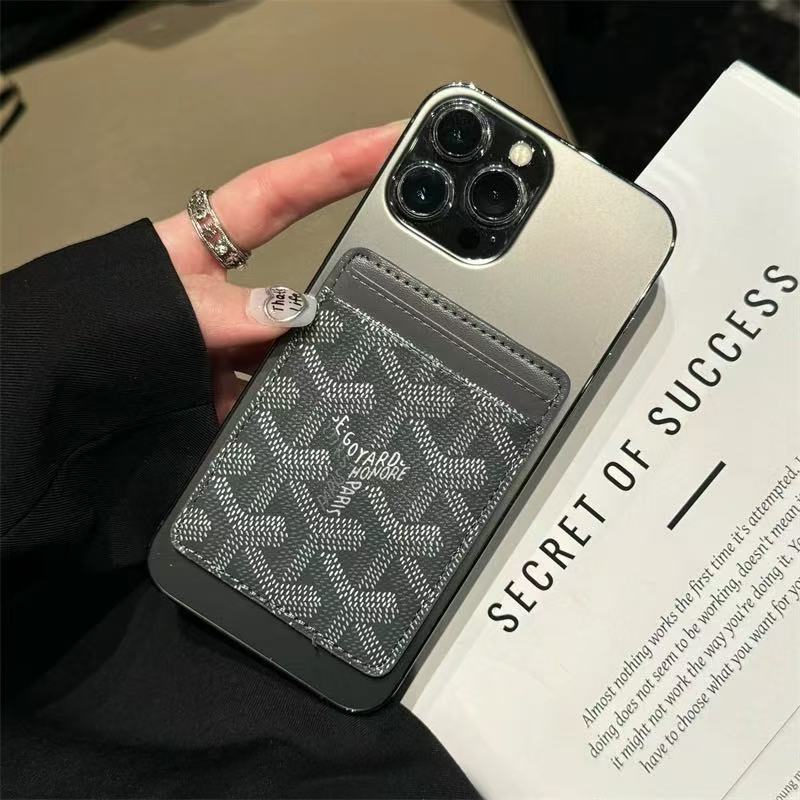 Goyard MagSafe Leather Wallet Card Holder