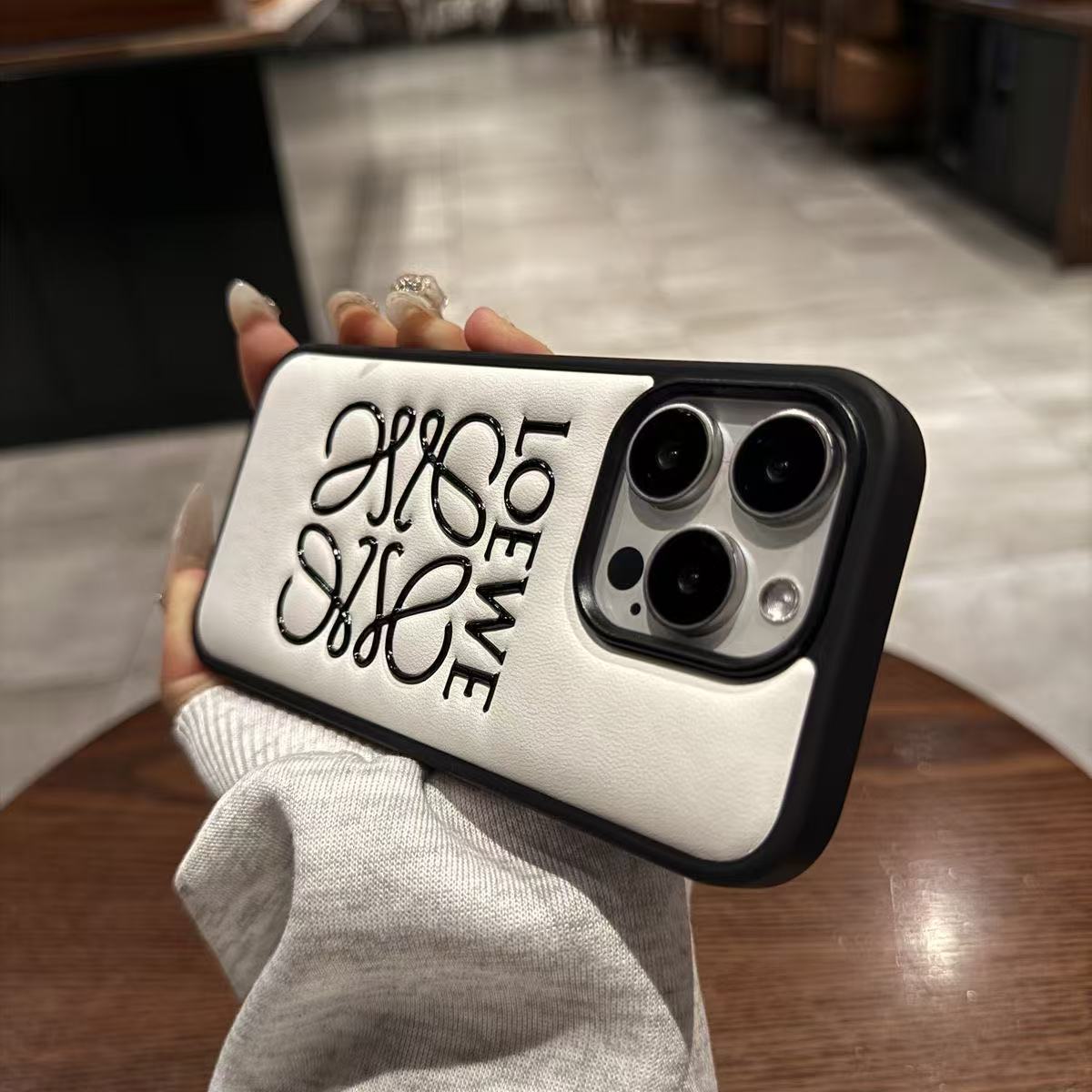 Cushion leather iPhone Case