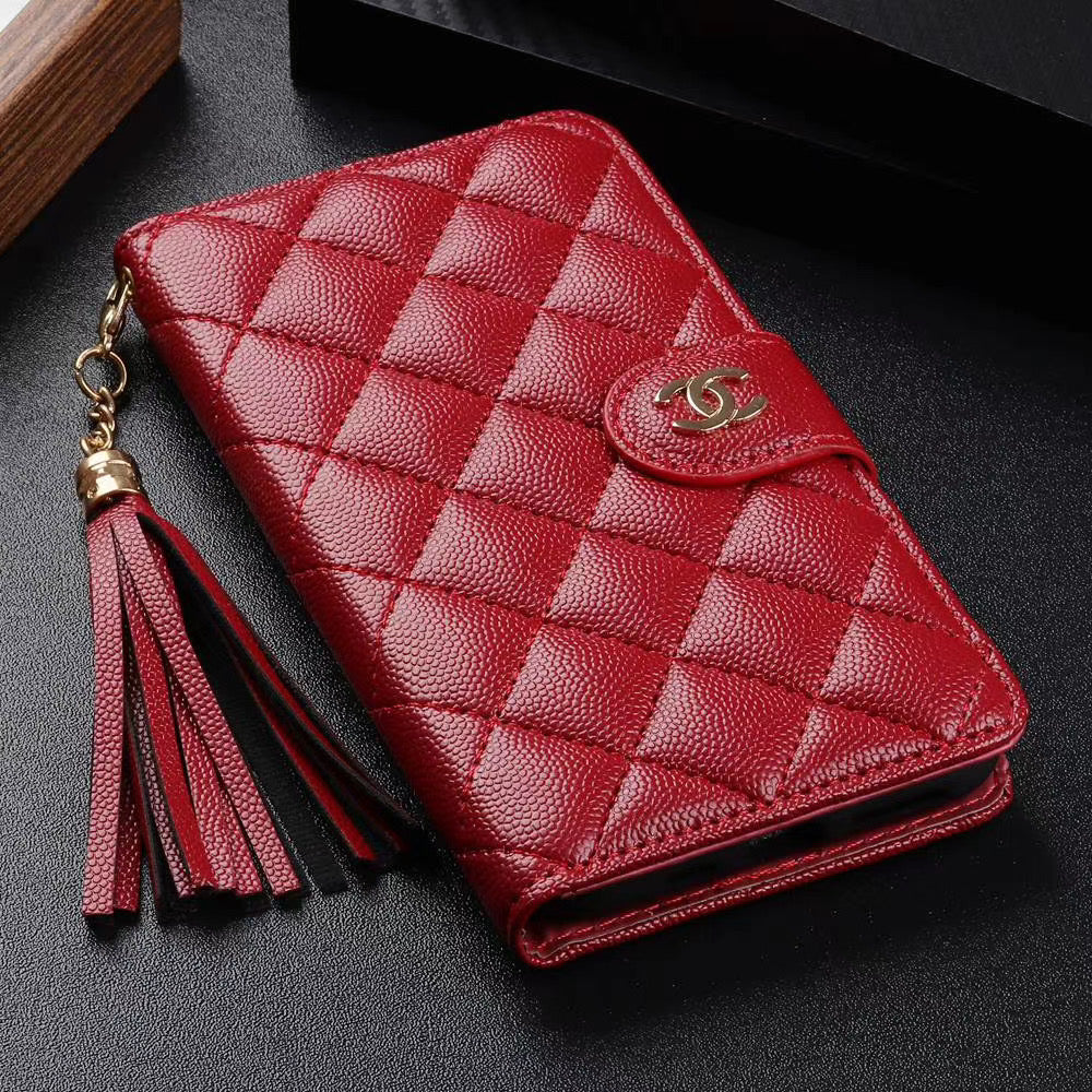 Chanel Leather iPhone Wallet Case