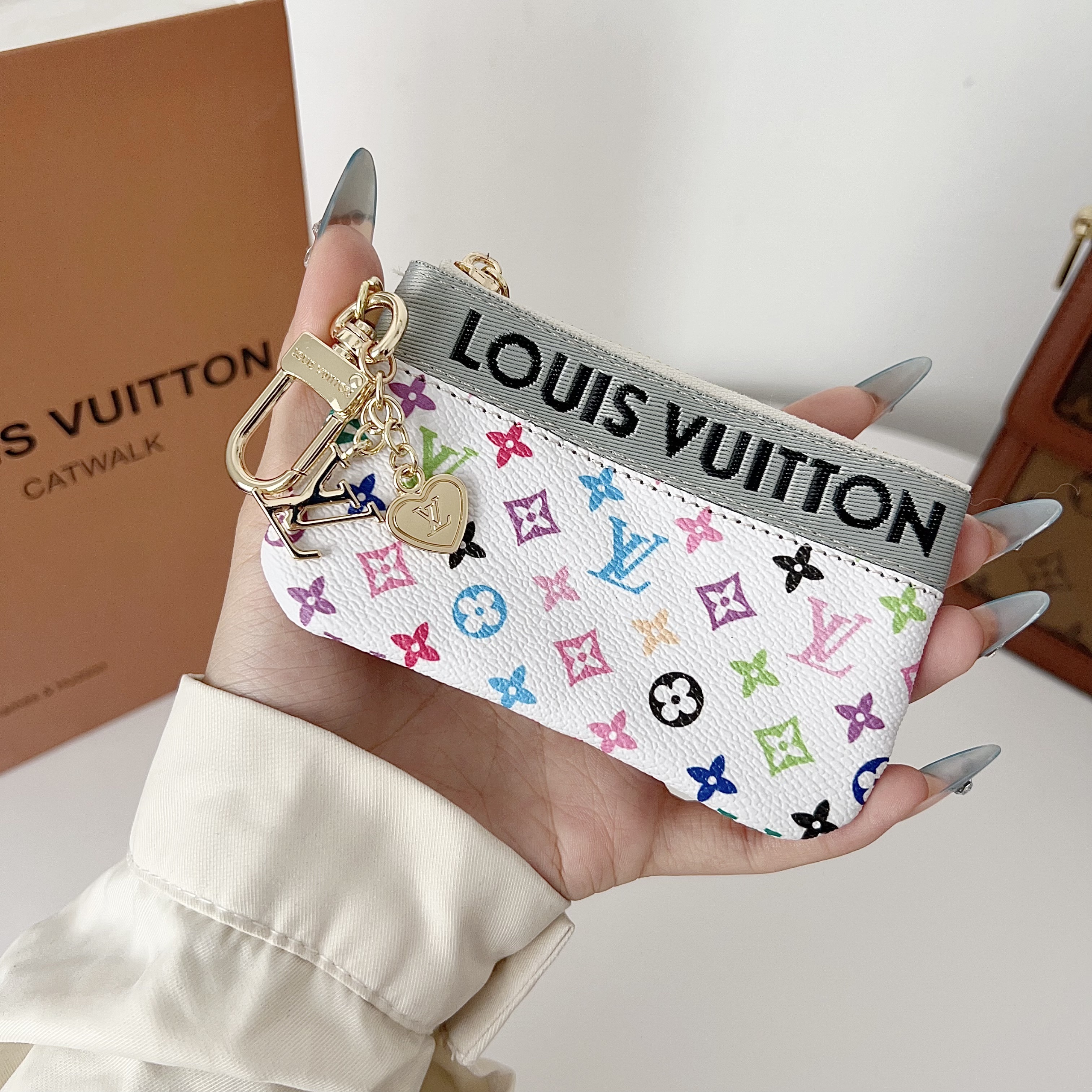 Louis Vuitton Luxury Leather Coin Purse