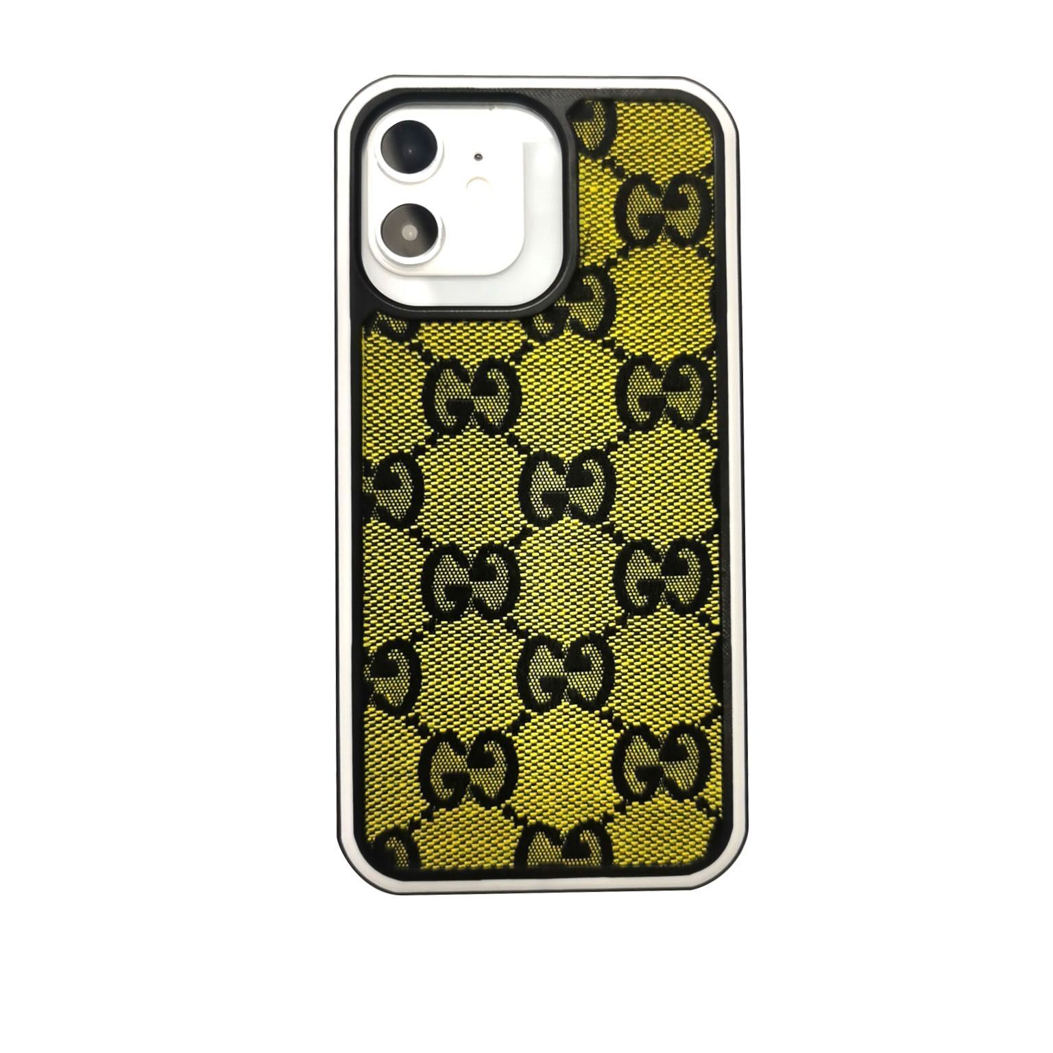 Gucci Luxury Leather iPhone Case
