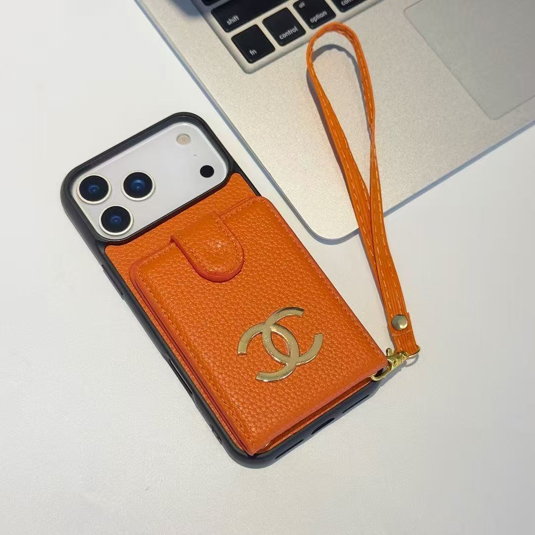 Chanel Leather iPhone Wallet Case
