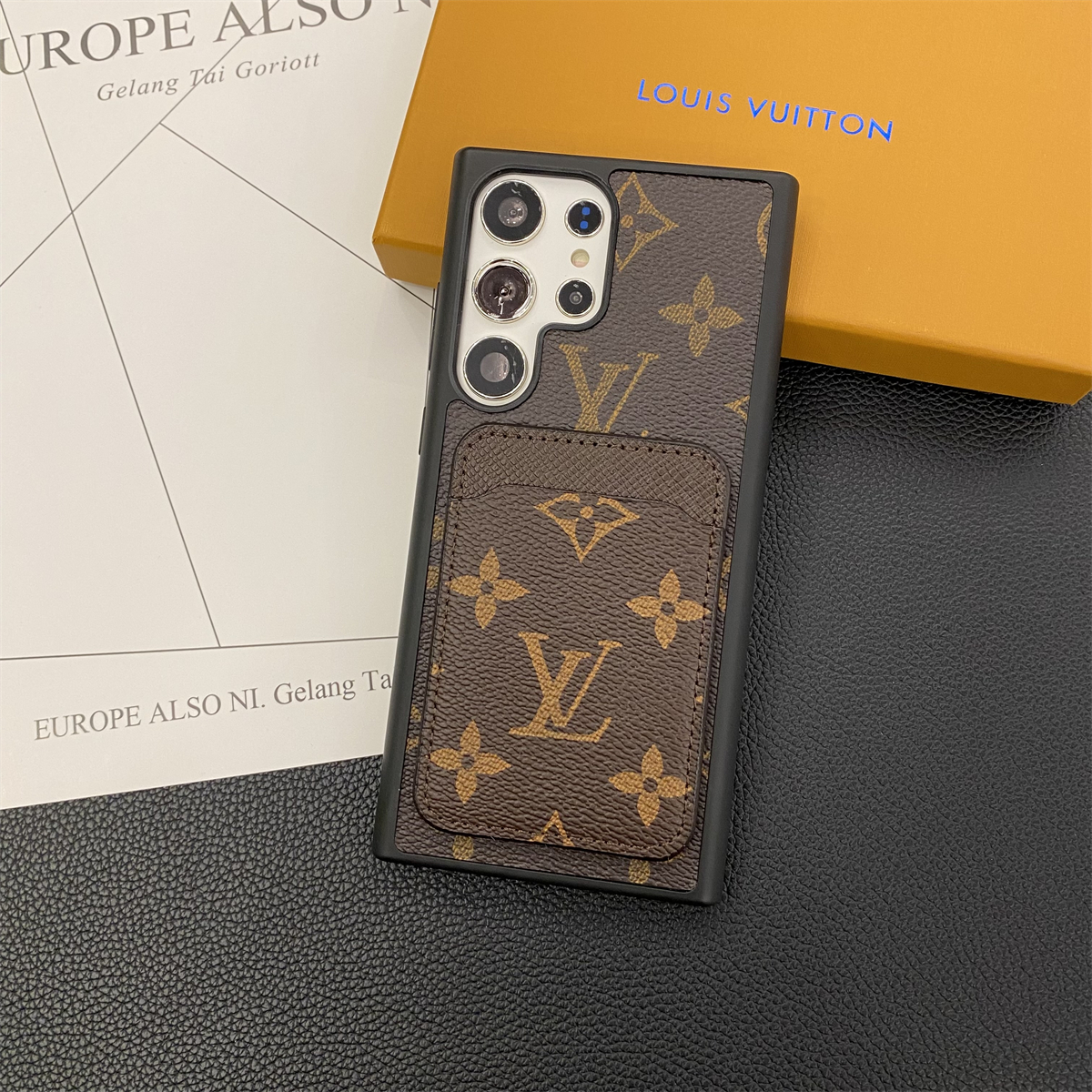 Luxury Leather Samsung Wallet Case