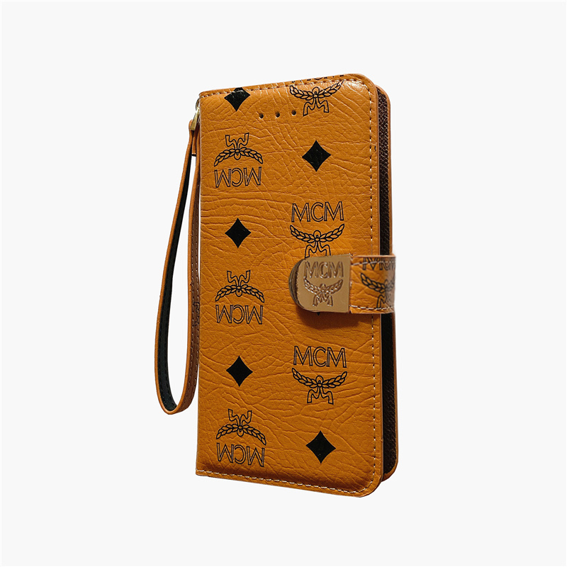 MCM Worldwide Leather iPhone Wallet Case