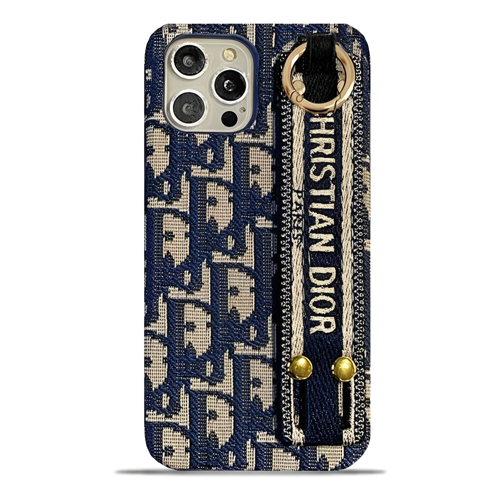 Vintage Cloth Classic CD iPhone Case With Wrist Strap Holder