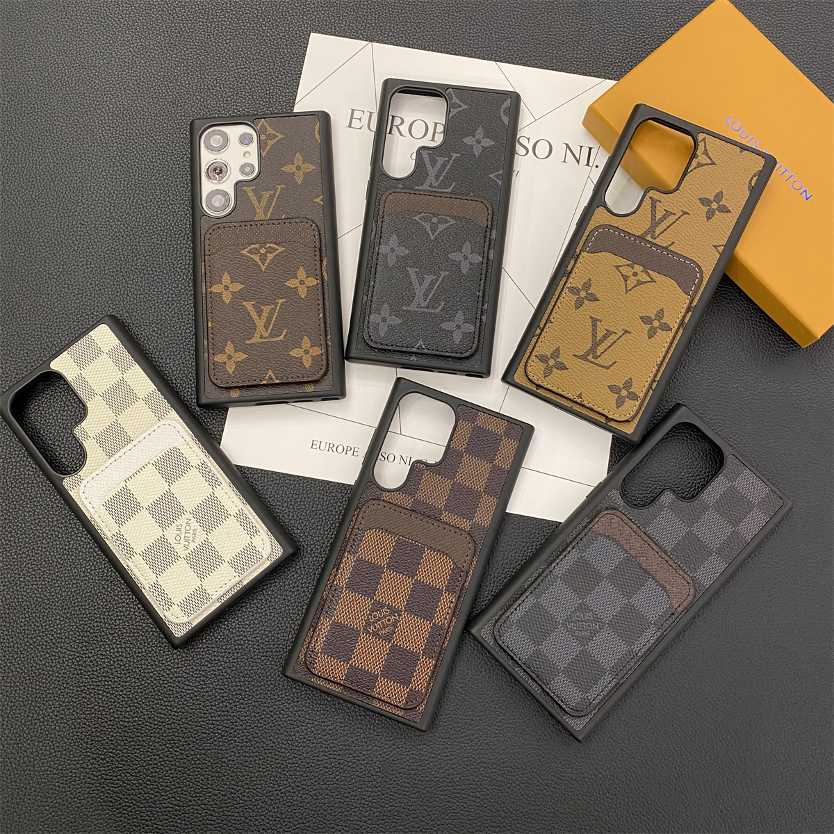 Luxury Leather Samsung Wallet Case