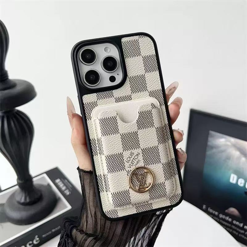 Louis Vuitton iPhone Wallet Case With Card Holder Monogram Vintage Leather