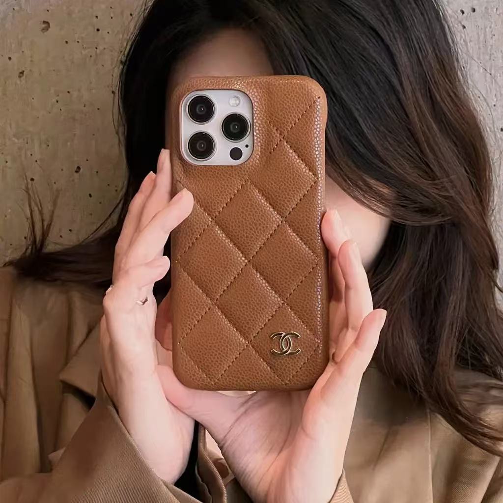 Luxury Leather Small fragrance iPhone Case