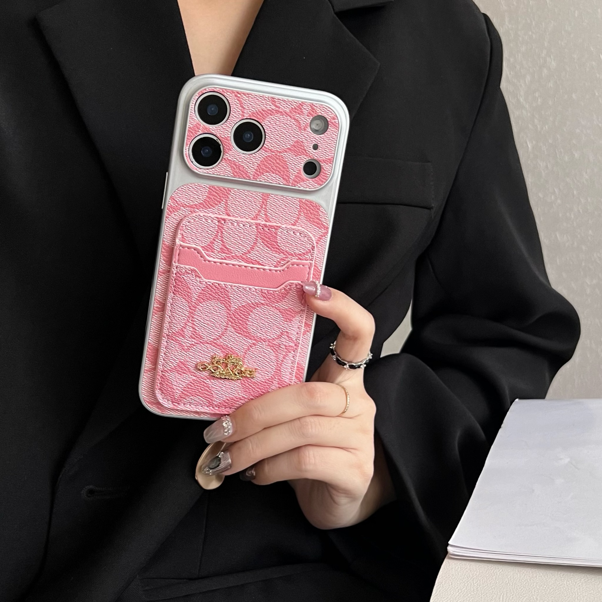 Coach Luxury Leather iPhone Case