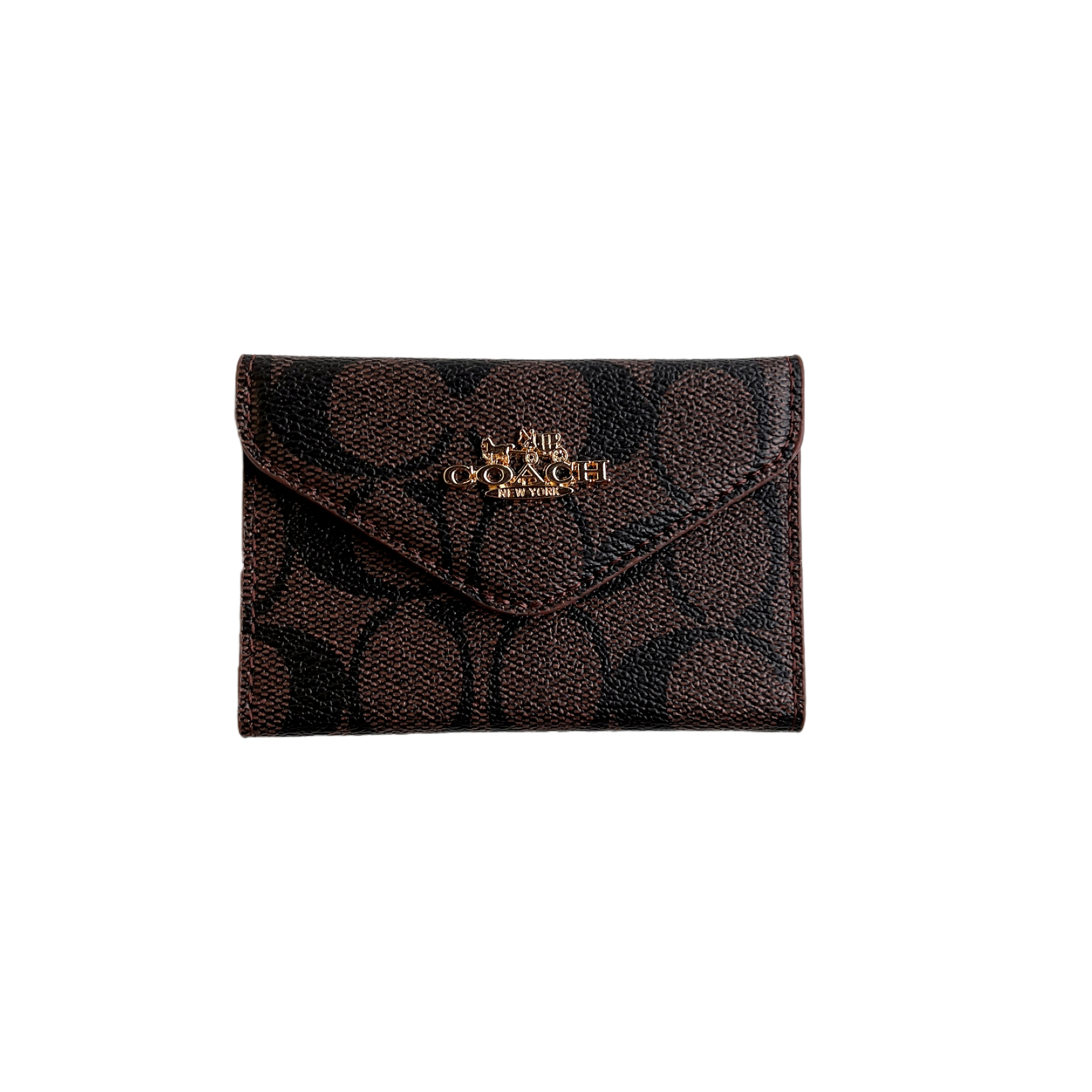 Classic Luxury Leather Wallet Card Holder & Coin Purse With Snap Closure